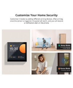 GloboStar® 80095 SONOFF NSPanel86PW Wi-Fi & Zigbee 3.0 Smart Scene Wall Switch (86/EU Type) – AC 100-240V – Integrated HMI Touch Panel – Smart Controller & Gateway for All Smart Devises