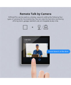GloboStar® 80095 SONOFF NSPanel86PW Wi-Fi & Zigbee 3.0 Smart Scene Wall Switch (86/EU Type) – AC 100-240V – Integrated HMI Touch Panel – Smart Controller & Gateway for All Smart Devises