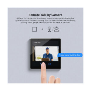 GloboStar® 80095 SONOFF NSPanel86PW Wi-Fi & Zigbee 3.0 Smart Scene Wall Switch (86/EU Type) – AC 100-240V – Integrated HMI Touch Panel – Smart Controller & Gateway for All Smart Devises