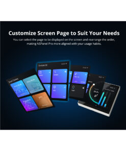 GloboStar® 80095 SONOFF NSPanel86PW Wi-Fi & Zigbee 3.0 Smart Scene Wall Switch (86/EU Type) – AC 100-240V – Integrated HMI Touch Panel – Smart Controller & Gateway for All Smart Devises