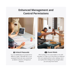 GloboStar® 80095 SONOFF NSPanel86PW Wi-Fi & Zigbee 3.0 Smart Scene Wall Switch (86/EU Type) – AC 100-240V – Integrated HMI Touch Panel – Smart Controller & Gateway for All Smart Devises