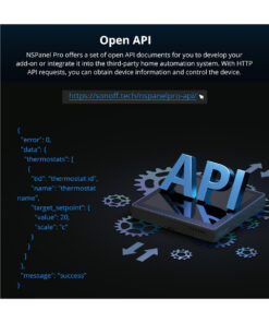 GloboStar® 80095 SONOFF NSPanel86PW Wi-Fi & Zigbee 3.0 Smart Scene Wall Switch (86/EU Type) – AC 100-240V – Integrated HMI Touch Panel – Smart Controller & Gateway for All Smart Devises