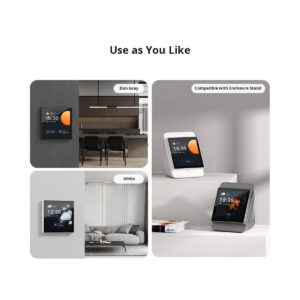 GloboStar® 80095 SONOFF NSPanel86PW Wi-Fi & Zigbee 3.0 Smart Scene Wall Switch (86/EU Type) – AC 100-240V – Integrated HMI Touch Panel – Smart Controller & Gateway for All Smart Devises