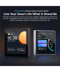 GloboStar® 80095 SONOFF NSPanel86PW Wi-Fi & Zigbee 3.0 Smart Scene Wall Switch (86/EU Type) – AC 100-240V – Integrated HMI Touch Panel – Smart Controller & Gateway for All Smart Devises