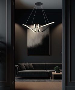 Κρεμαστό Φωτιστικό LED 24W Μαύρο V-TAC 3240lm Θερμό Λευκό 3000K – 8010