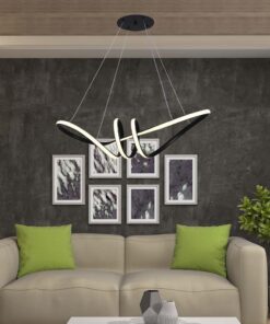 Κρεμαστό Φωτιστικό LED 24W Μαύρο V-TAC 3240lm Θερμό Λευκό 3000K – 8010