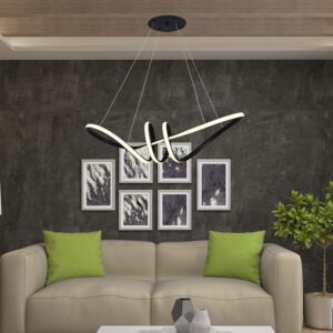 Κρεμαστό Φωτιστικό LED 24W Μαύρο V-TAC 3240lm Θερμό Λευκό 3000K – 8010