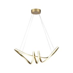 Κρεμαστό Φωτιστικό LED 24W Χρυσό V-TAC 3240lm Θερμό Λευκό 3000K – 8011