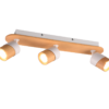 Φωτιστικό Οροφής Trio Lighting 3xGU10 Ξύλινου Χρώματος – 801100331