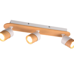 Φωτιστικό Οροφής Trio Lighting 3xGU10 Ξύλινου Χρώματος – 801100331