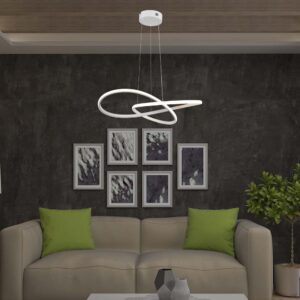 Κρεμαστό Φωτιστικό LED 20W Λευκό V-TAC 2540lm Θερμό Λευκό 3000K – 8013