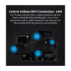 GloboStar® 80130  SONOFF T2EU1C-RF – 433MHz Wireless Smart Wall Touch Button Switch AC 100-240V Max 2A (2A/Way) 1 Way – RF Series