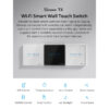 GloboStar® 80130  SONOFF T2EU1C-RF – 433MHz Wireless Smart Wall Touch Button Switch AC 100-240V Max 2A (2A/Way) 1 Way – RF Series