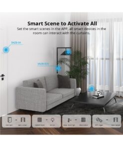 GloboStar® 80133 SONOFF ZBCurtain – Zigbee Smart Curtain Motor