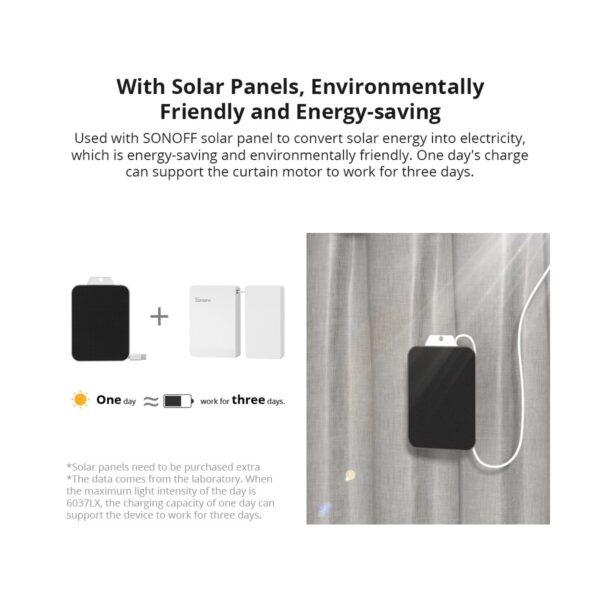 GloboStar® 80133 SONOFF ZBCurtain – Zigbee Smart Curtain Motor