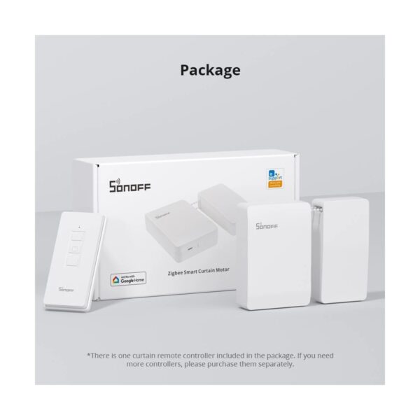 GloboStar® 80133 SONOFF ZBCurtain – Zigbee Smart Curtain Motor