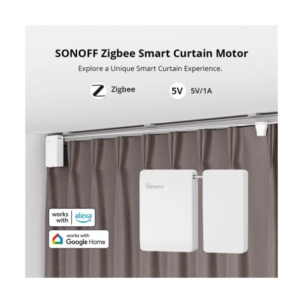 GloboStar® 80133 SONOFF ZBCurtain – Zigbee Smart Curtain Motor