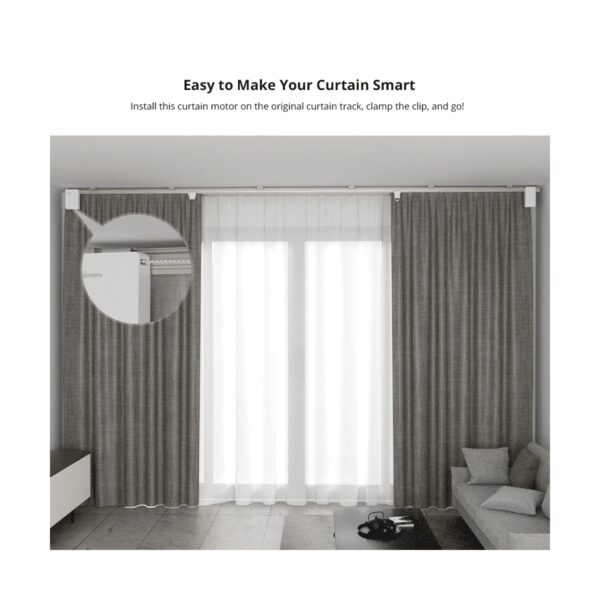 GloboStar® 80133 SONOFF ZBCurtain – Zigbee Smart Curtain Motor