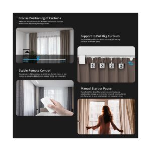 GloboStar® 80133 SONOFF ZBCurtain – Zigbee Smart Curtain Motor