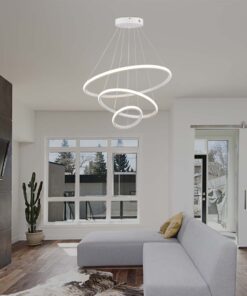 Κρεμαστό Φωτιστικό με 3 Κύκλους LED 32W Λευκό V-TAC 3880lm Θερμό Λευκό 3000K – 8018