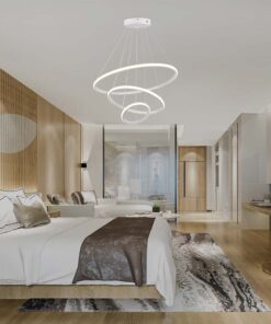 Κρεμαστό Φωτιστικό με 3 Κύκλους LED 32W Λευκό V-TAC 3880lm Θερμό Λευκό 3000K – 8018