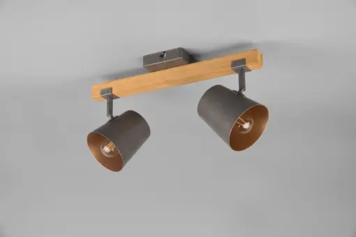 Σποτ Trio Lighting 2xE14   Νίκελ Αντικέ Μεταλλικό    – 801900267