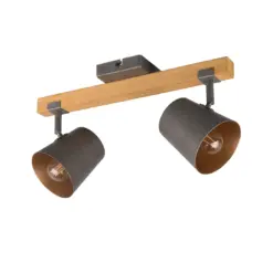Σποτ Trio Lighting 2xE14 Νίκελ Αντικέ Μεταλλικό – 801900267