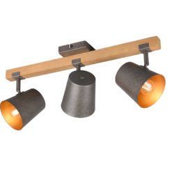 Σποτ Trio Lighting 3xE14 Νίκελ Αντικέ Μεταλλικό – 801900367