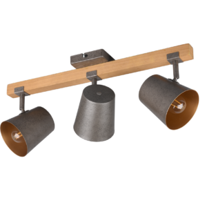 Σποτ Trio Lighting 3xE14   Νίκελ Αντικέ Μεταλλικό    – 801900367