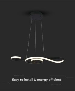 Κρεμαστό Φωτιστικό LED 18W 3000K Μαύρου Χρώματος V-TAC – 8020