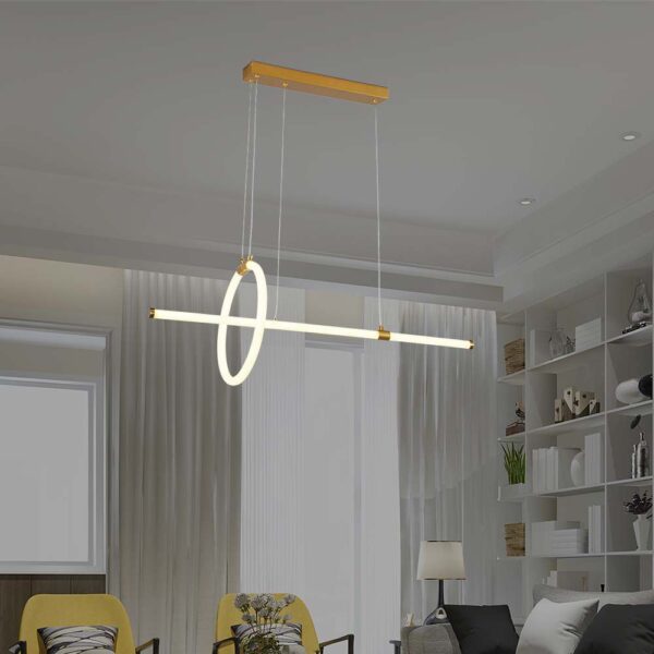 Κρεμαστό Φωτιστικό LED 16W Χρυσό V-TAC 1820lm Θερμό Λευκό 3000K – 8023