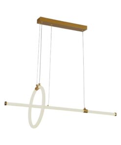 Κρεμαστό Φωτιστικό LED 16W Χρυσό V-TAC 1820lm Θερμό Λευκό 3000K – 8023