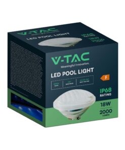 LED Λάμπα Πισίνας PAR56 18W V-TAC Ψυχρό Λευκό 6400K – 8024