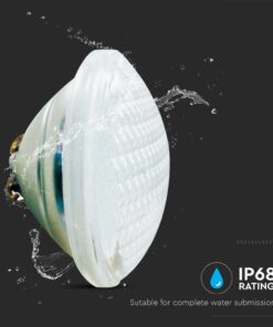 LED Λάμπα Πισίνας PAR56 18W V-TAC Ψυχρό Λευκό 6400K – 8024