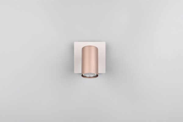 Σποτ Τοίχου/Οροφής MARLEY 1xGU10 Καφε & Γκρι Trio Lighting – 802400165