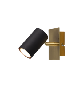 Φωτιστικό Spot Trio Lighting MARLEY 1x GU10 Schwarz-Gold Μεταλλικό – 802400180