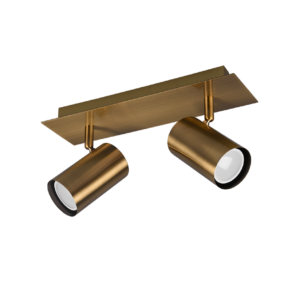 Σποτ Trio Lighting   2xGU10 Αντικέ Ορείχαλκος Μεταλλικό    802400204