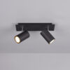 Σποτ Trio Lighting   2xGU10 Μαύρο Ματ Μεταλλικό    802400232