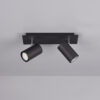 Σποτ Trio Lighting   2xGU10 Μαύρο Ματ Μεταλλικό    802400232