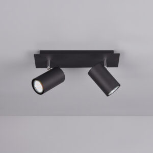 Σποτ Trio Lighting   2xGU10 Μαύρο Ματ Μεταλλικό    802400232