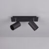 Σποτ Trio Lighting   2xGU10 Μαύρο Ματ Μεταλλικό    802400232