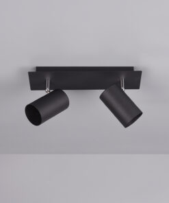 Σποτ Trio Lighting 2xGU10 Μαύρο Ματ Μεταλλικό 802400232