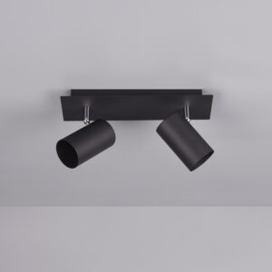 Σποτ Trio Lighting   2xGU10 Μαύρο Ματ Μεταλλικό    802400232