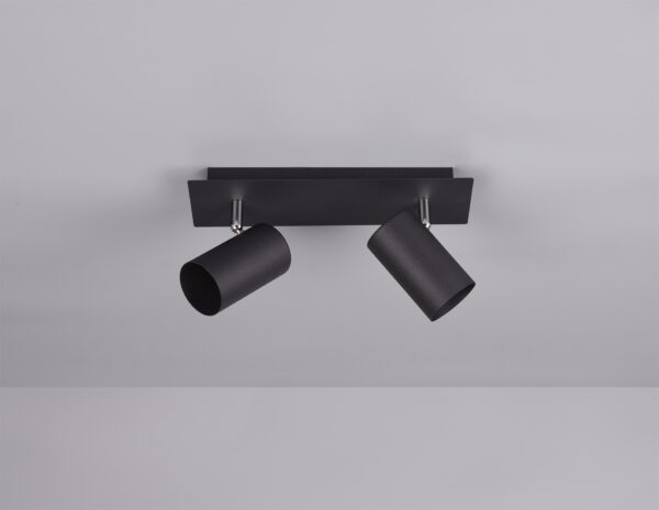 Σποτ Trio Lighting   2xGU10 Μαύρο Ματ Μεταλλικό    802400232