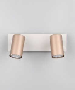 Πολύφωτο Οροφής/Τοίχου MARLEY Σποτ 2xGU10 Καφε & Γκρι Trio Lighting – 802400265