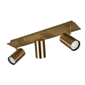 Σποτ Trio Lighting   3xGU10 Αντικέ Ορείχαλκος Μεταλλικό    802400304