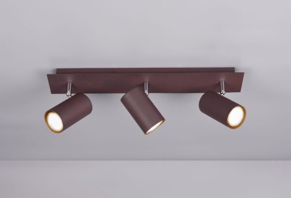 Σποτ Trio Lighting   3xGU10 Σκουριά Μεταλλικό    802400324