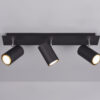 Σποτ Trio Lighting   3xGU10 Μαύρο Ματ Μεταλλικό    802400332