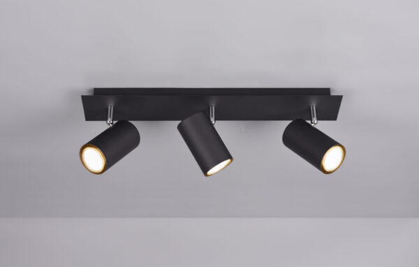 Σποτ Trio Lighting   3xGU10 Μαύρο Ματ Μεταλλικό    802400332