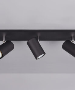 Σποτ Trio Lighting 3xGU10 Μαύρο Ματ Μεταλλικό 802400332